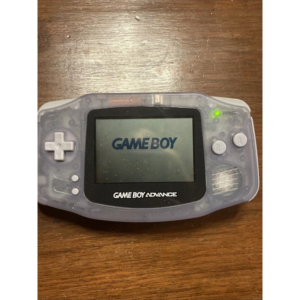 Nintendo Game Boy Advance Console System - Clear Glacier